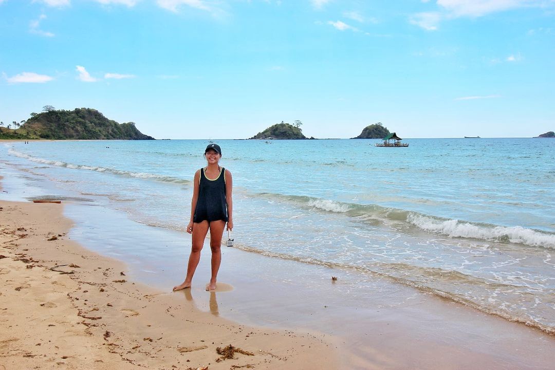 Michelle on the beach